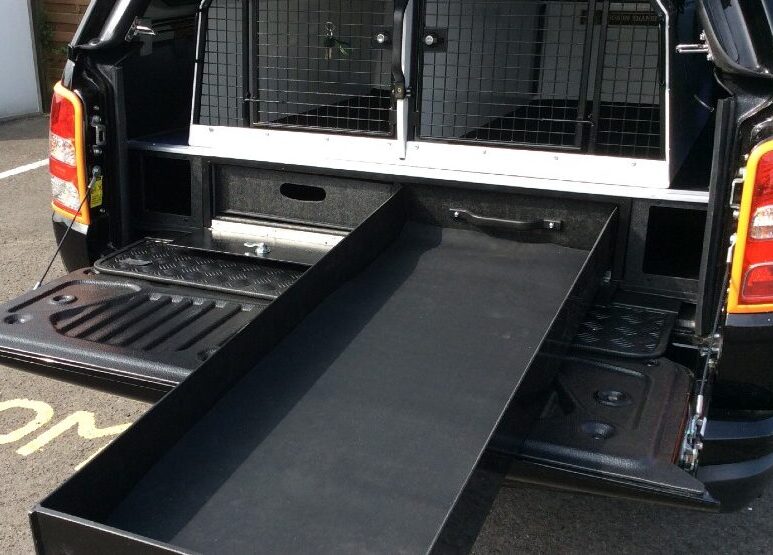 Picture of a Lintran dog transit product with ramp