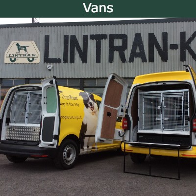 Picture of Lintran dog boxes in vans